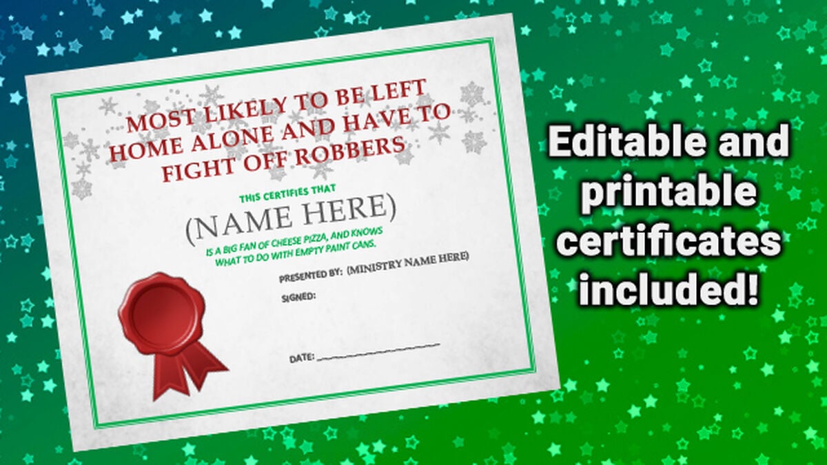 Christmas Superlative Slides and Certificates image number null